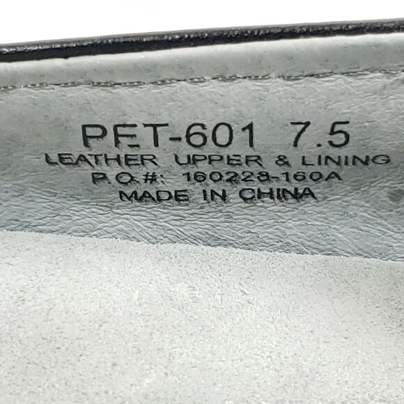 Alegria Women's Size 7.5 Petal Ballet Black Nappa - Picture 7 of 9